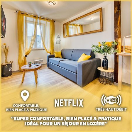 Les Hourtous Netflix Wi-Fi Fibre Terasse 4 Pers Apartment Banassac Bagian luar foto