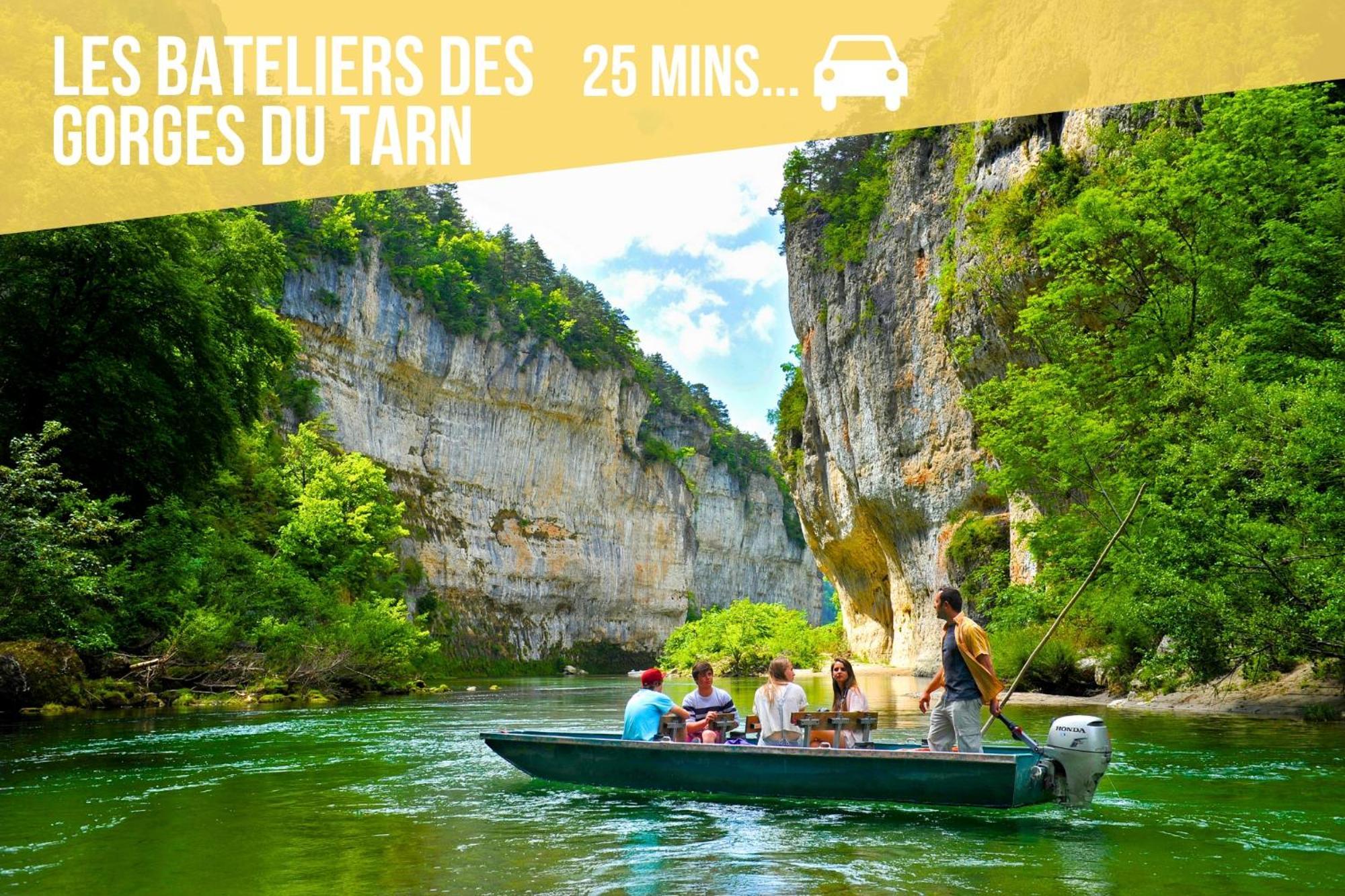 Les Hourtous Netflix Wi-Fi Fibre Terasse 4 Pers Apartment Banassac Bagian luar foto